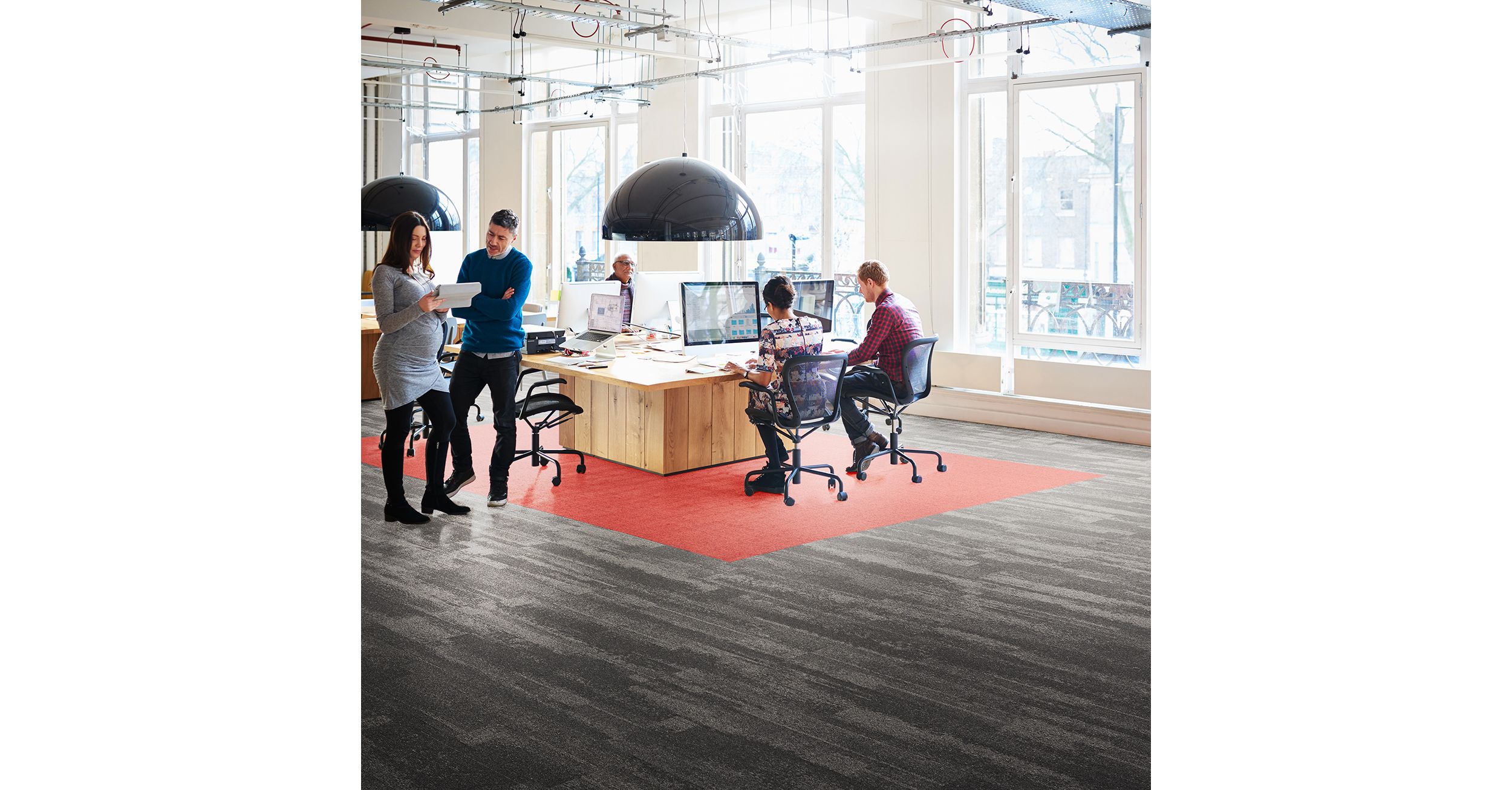 ChromaBase: ChromaFlex Collection Carpet Tile by Interface